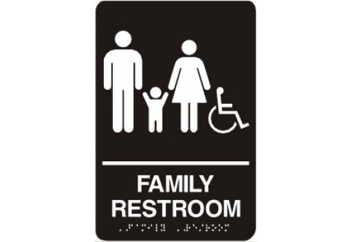 Family Restroom Sign